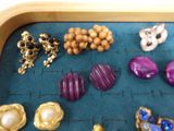 a tray that has many different types of jewelry in it