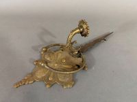 Paire d’appliques ou de bougeoirs en métal, inspiration asia… (photo 2)