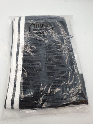 a bag of food sitting on top of a white table