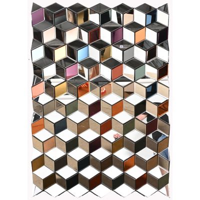 une image représentant un miroir sur lequel apparaissent de nombreuses couleurs différentes