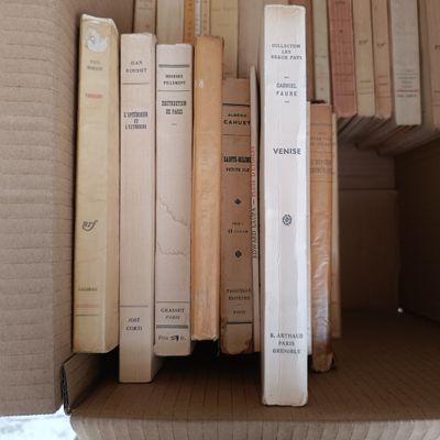 Livres brochés nrf et divers