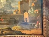 a picture of a painting on the wall of a building