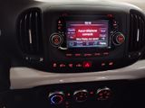 a car radio in the center of a vehicle