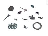 a lot of different items that are on a white surface