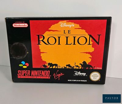 On voit ici la boîte de la version Nintendo du jeu « The Lion ».