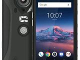 un téléphone portable noir équipé d'un appareil photo