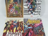 a set of three books about avengers and the defenders