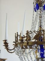 GRAND LUSTRE montgolfière à dix bras de lumière (non électri… (photo 3)