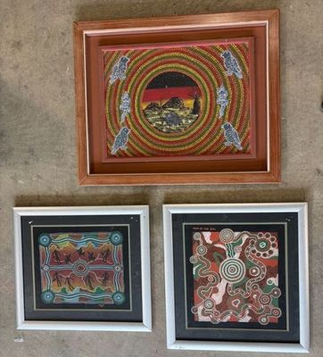 Anthony LENKE. "Ringer Soack". Huile sur carton.