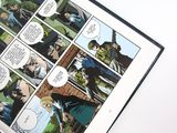 a picture of a comic book with a comic strip on it