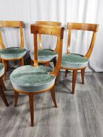 Suite de 6 chaises de salle à manger en merisier, à assises … (photo 2)