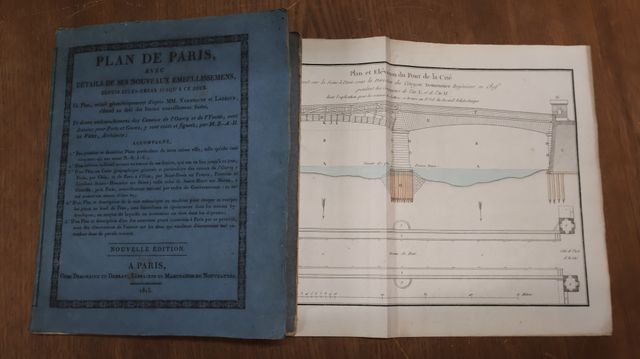Plan de Paris (1815) ; le nécessaire du voyageur (1833) avec cart...