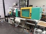 a machine that is sitting inside of a building