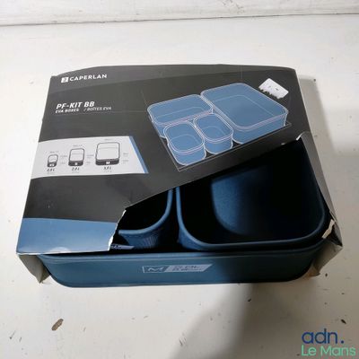 a box that has two bowls inside of it
