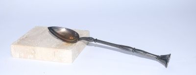 CUILLERE pilon dite "à médicament'' en argent (Minerve) tige… - Photo 1