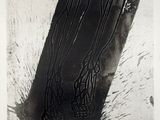 an image of a black and white photograph of a person ' s feet