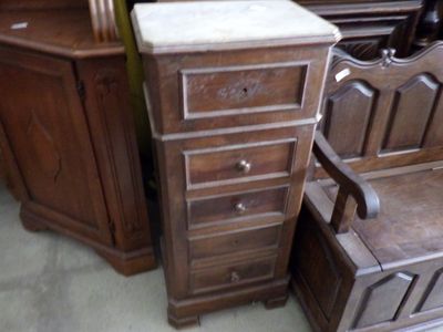 several pieces of furniture are stacked on top of each other in a room