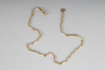 chaine de montre en or 18 carats. L. 39 cm env., poids 16.3 … - Photo 1