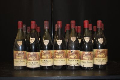 bottles of wine are lined up on a shelf in a wine cellar