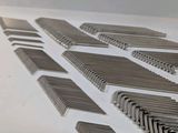 a lot of blades that are sitting on a table