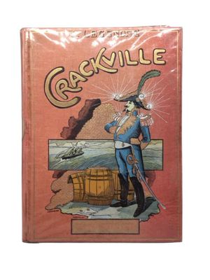 an old book with a picture of a man in a pirate costume