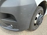 a close up of the front bumper of a car