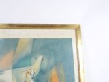 a picture of a picture of a bird on the wall