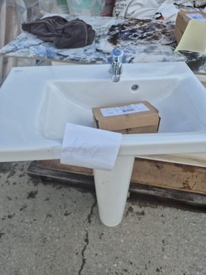 Lot de lavabo avec colonne Ideal Standard, 40x55 cm, coloris…