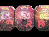 Une boîte contient trois types différents de cartes Pokémon