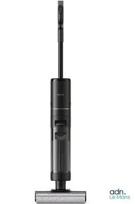 a close up of a vacuum cleaner on a white background