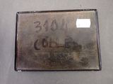 a picture of a metal plaque with the date on it