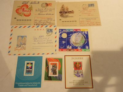Lot Avec Enveloppes Preo + TP Urss + Blocs TP Ddr .