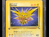 gros plan d'une carte pokemon dans un étui en plastique