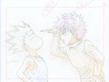 dessin représentant un garçon et une fille qui se regardent