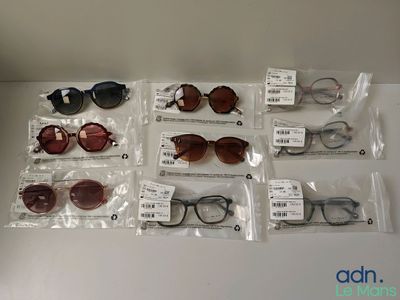 Lot de 9 paires de lunettes, montures sans correction LEVEL …