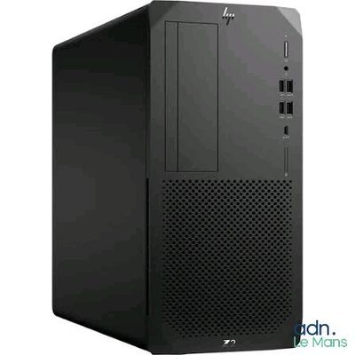 a black desktop computer sitting on top of a white surface