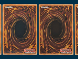 three cards with a picture of a black hole in the middle of them