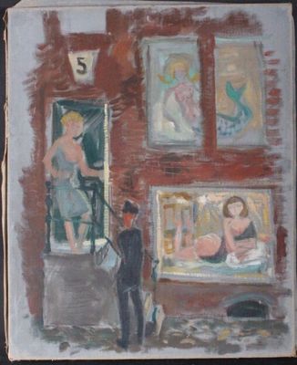 Maurice DELAVIER (1902-1986) Sailor Hope - Quartier Rouge - …