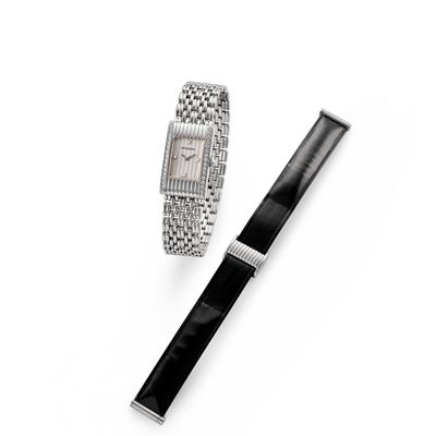 BOUCHERON REFLET Montre bracelet de dame en acier et diamant…