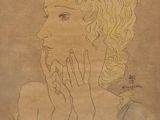 dessin représentant une femme qui se couvre le visage de ses mains