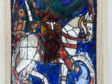 an image of a painting of a man riding on a horse
