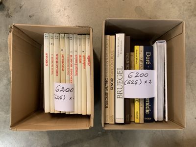 [Histoire de l'art] - Deux cartons de LIVRES et BEAUX-LIVRES…