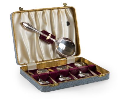 EPNS SHEFFIELD ANGLETERRE - SERVICE A GLACE en métal argenté… - Photo 1