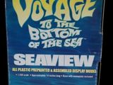 a close up of a box of seaview cards on a black background