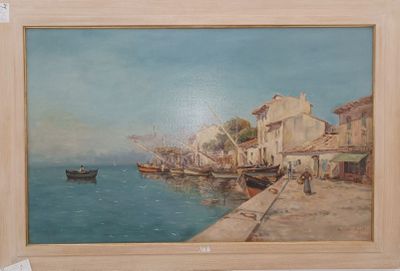 M. Gros. Royat. Port de pèche - Toulon