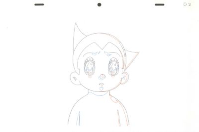 drawn picture of a boy with a cat ears and a white shirt