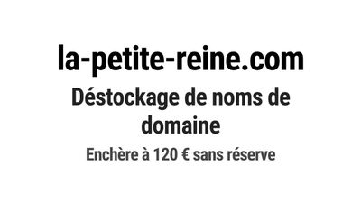 Nom de domaine la-petite-reine.