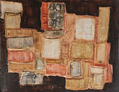 tableau représentant des livres empilés les uns sur les autres sur une table