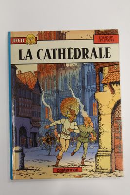 la couverture d'un livre pour enfants intitulé « La cathédrale »