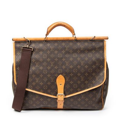 Porte-documents Louis Vuitton en toile Monogram et cuir